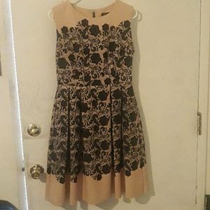 Floral print prom dress